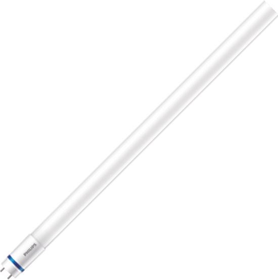 Philips MASTER LEDtube T8 60cm TL buis. 8W 3000K, 1000lm. Warm wit licht.