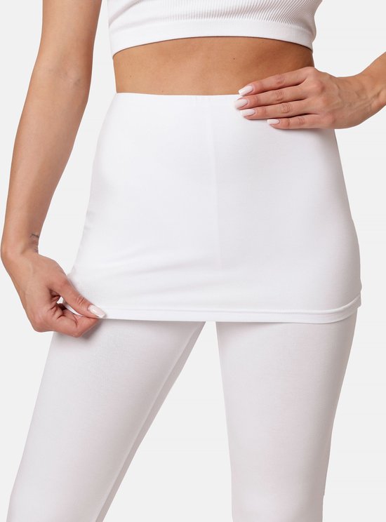 Bellivalini Dames Yogabroek - Sport - Vrijetijdsbroek - Lang - Viscose - Sportbroek - BLV-BLV50-275-YPS - Wit - XS van Bellivalini — afbeelding 4