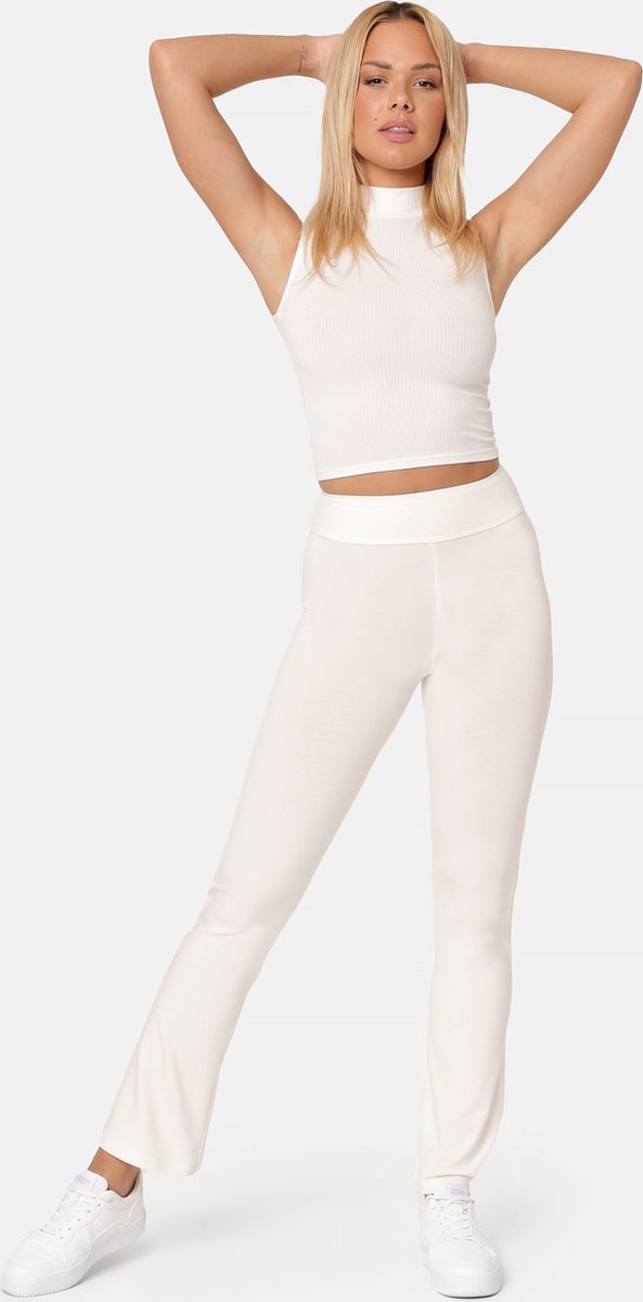 Bellivalini Dames Yogabroek - Sport - Vrijetijdsbroek - Lang - Viscose - Sportbroek - BLV-BLV50-277-YPF - Ecru - 3XL van Bellivalini — afbeelding 3