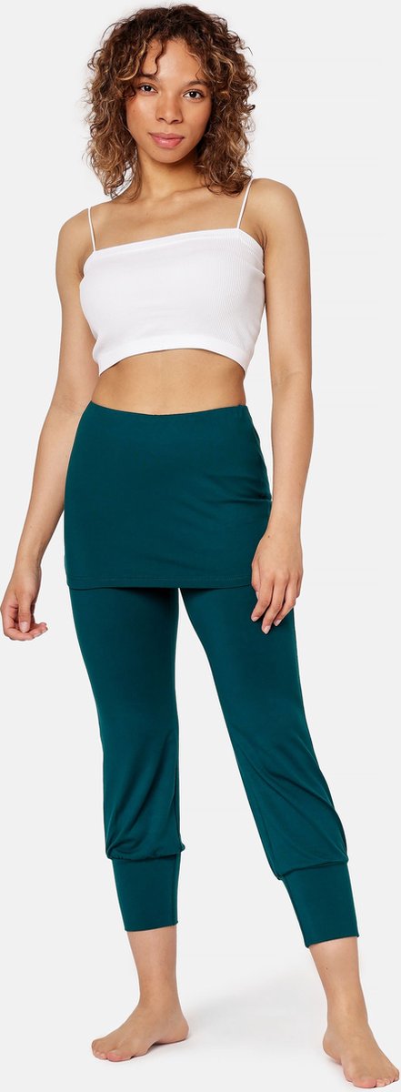 Bellivalini Dames Yogabroek - Sport - Vrijetijdsbroek - Lang - Viscose - Sportbroek - BLV-BLV50-276-YPS - Smaragdgroen - XS van Bellivalini — afbeelding 3