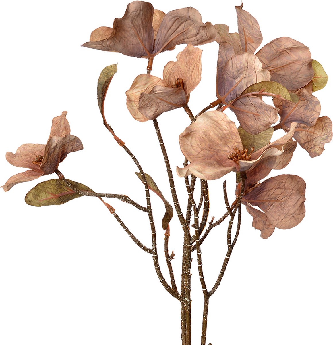 Kunstbloem - Zijden 72 cm Beige Kunststof Kunstbloemen