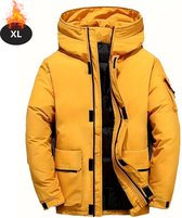 Nivard Skipak - SkiBroek - Skijas - Ski Suit - Wintersport - Heren - Winter - Warm Fleece - Geel - Maat XL