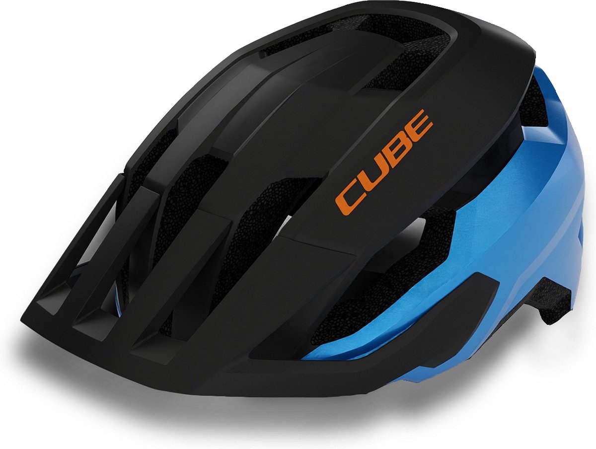 Cube Stray Helm - S - Fietshelm met Vizier - Verstelbaar – Bescherming voor het Hoofd - Lichtgewicht - Met MIPS - Hoofdomtrek van 46-51 cm - Action Team