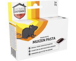 HOME DEFENSE® Muizenlokdoos Pasta 'Magik Paste' - muizenval - muizengif - muizen bestrijden - 1 stuk