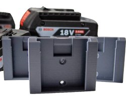 Bosch professional blauw accu houder / battery mount / accu wand houder - 18V
