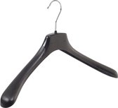 De Kledinghanger Gigant - Cintre - Cintre pour costumes - Cintre - Adultes - HZ45 - 40 pièces - Plastique - Zwart - Modèle courbé - Extension d'épaule 4,8 cm - 45 cm - Cintre - Cintre - Série HZ