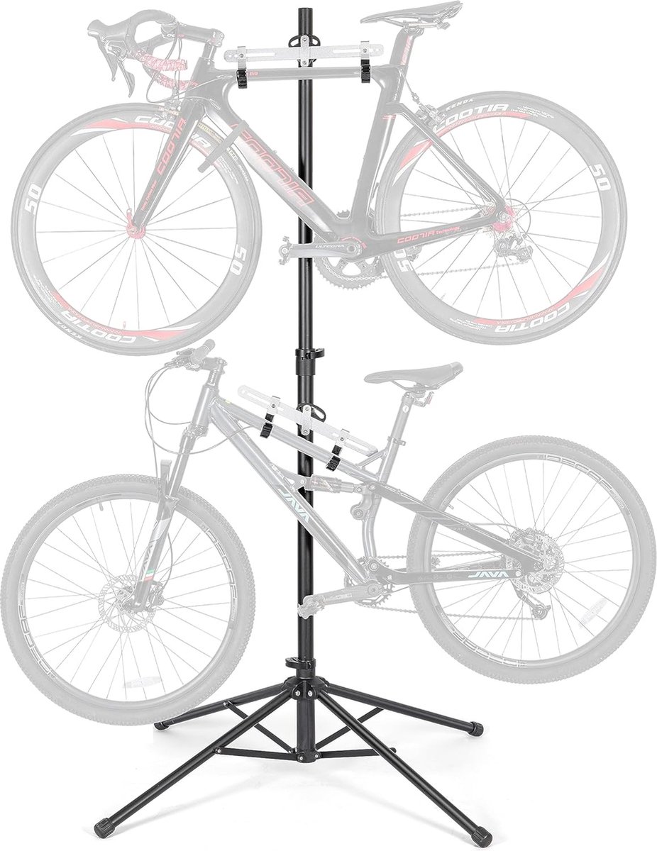 Goodivery ® Fietsstandaard voor Twee Fietsen met Maximale Draagkracht van 50 kg voor Binnen en Buiten