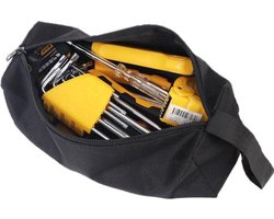 foto van Kleine Gereedschapstas - Multi Tool Opslag - Tas voor gereedschap - Tool Tas voor Schroevendraaier - Gereedschapsetui - Zwart