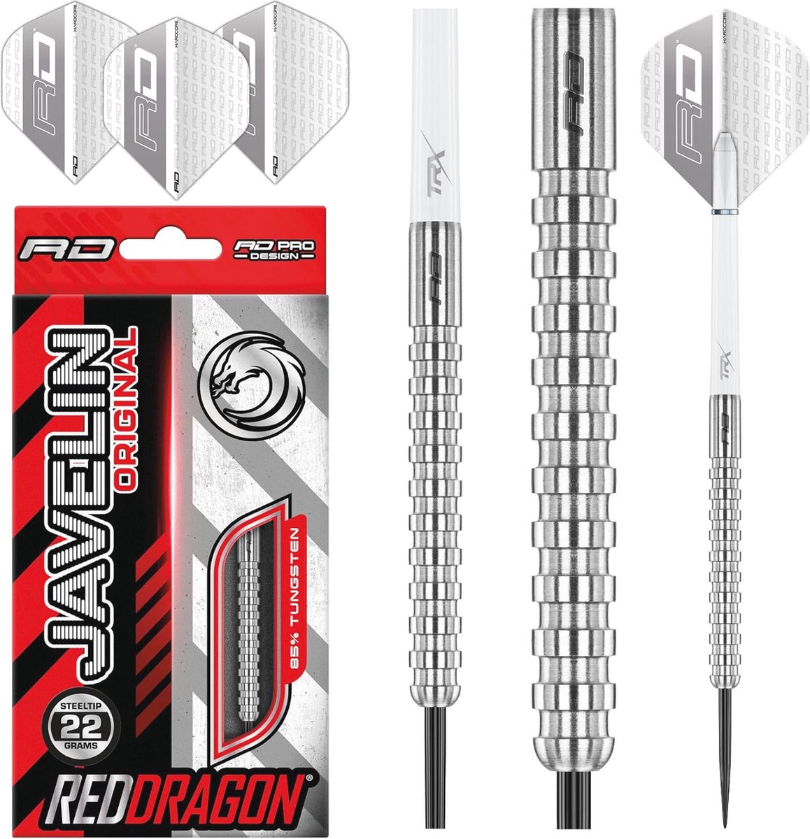 Professionele Tungsten Dartpijlen 20, 22 en 24 Gram met Flights en Shafts