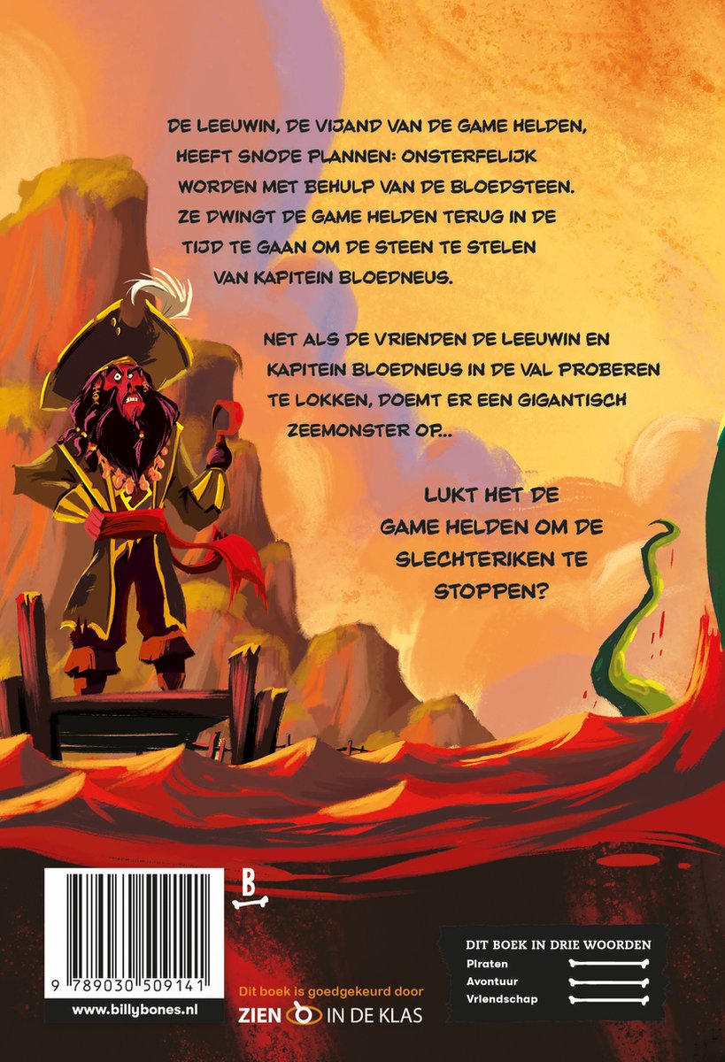 Game Helden 4 - Game Helden tegen de piraten - back cover