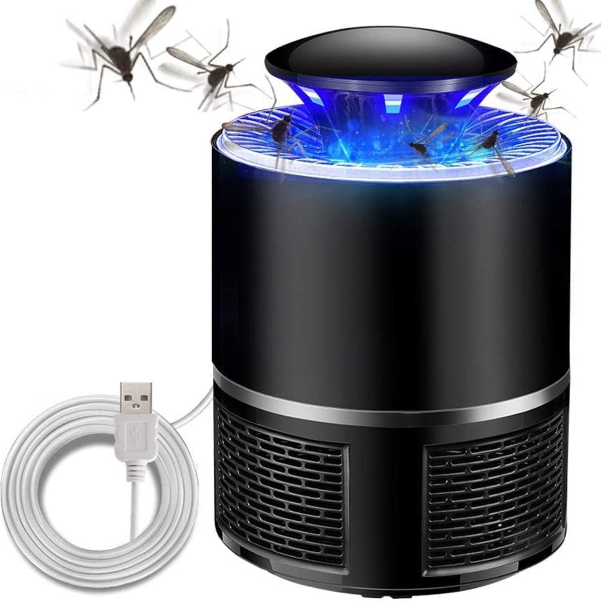 FB991 - Elektrische Vliegenmepper, Muggenlamp, Insectenlamp, Vliegenlamp, Vliegenvanger - De beste fruitvliegjes vanger, muggen, wespen, motten & meer