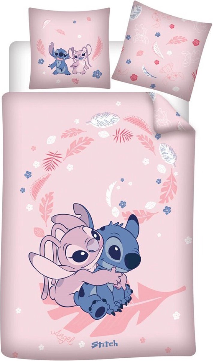 Disney Lilo & Stitch Dekbedovertrek Paradise - Eenpersoons - 140 x 200 cm - Polycotton