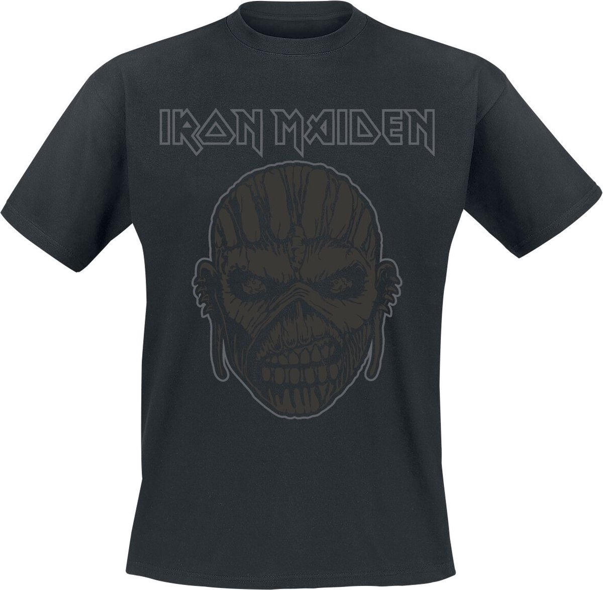 Iron Maiden Logo Heren T-shirt - zwart - S