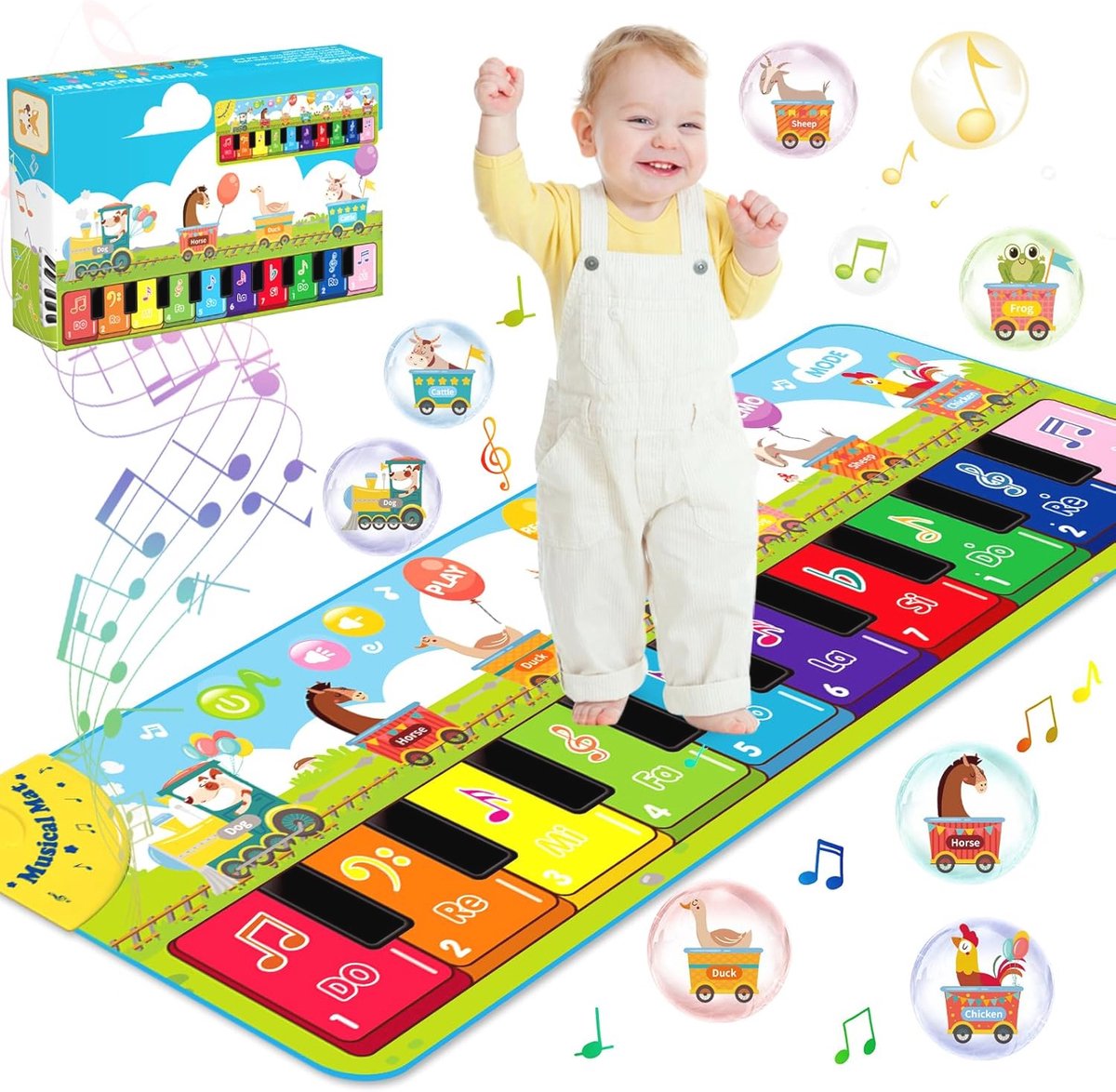 Goedkoopste Muziekmat met Dieren en Instrumenten voor Baby's en Peuters