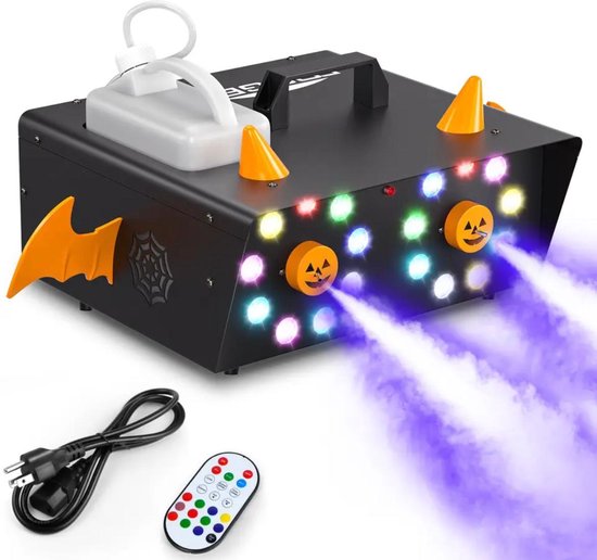 Halloween Rook Halloween Rookmachine 1500W met draadloze afstandsbediening | bol