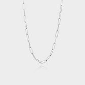 Paperclip 3 mm - Chaîne de maillons Argent - 60 cm de long - Collier Homme - Olympus Jewelry