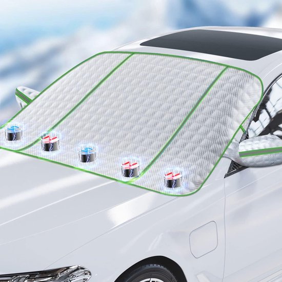 Dekzeil voor de auto, waterdicht, voorruitafdekking, beschermt tegen
