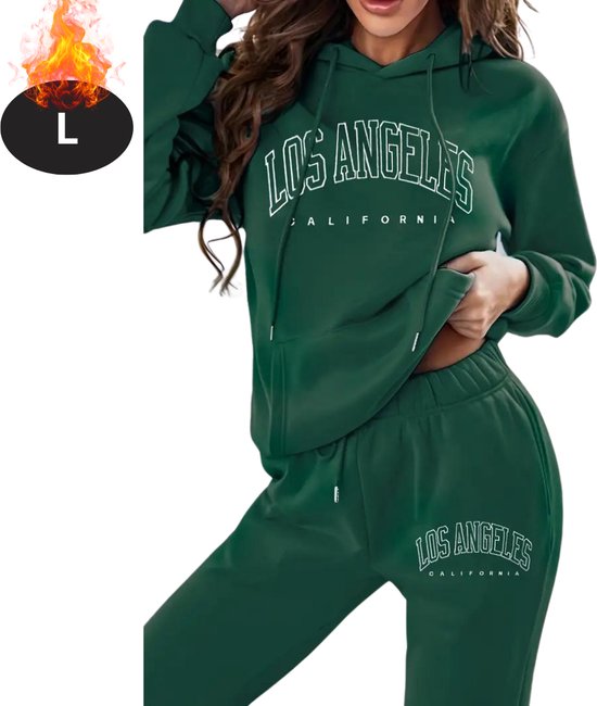 LZPCarra Sportpak dames set winter | joggingpak dames set met hoodie