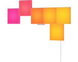 Nanoleaf Blocks Big Squares Smarter Kit - 6 Squares - Squares - RGBW - Google, Apple, Alexa…
