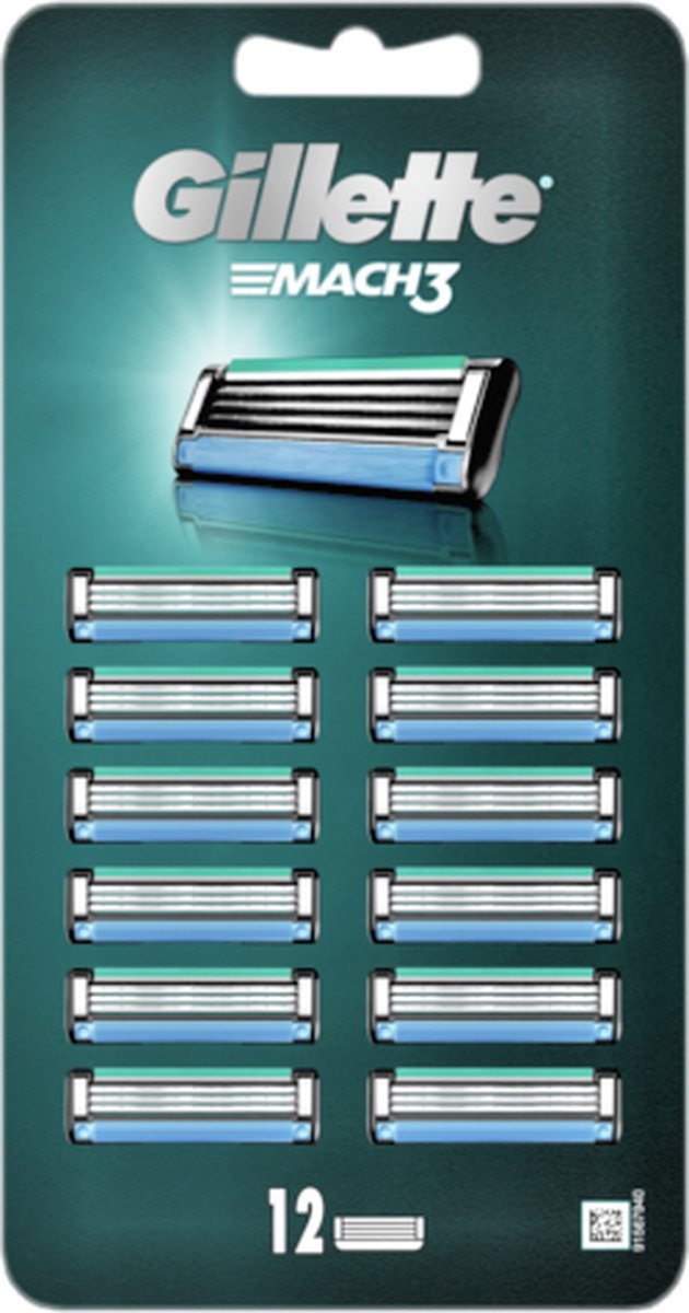 Gillette Mach 3 - Scheermesjes - 12 stuks
