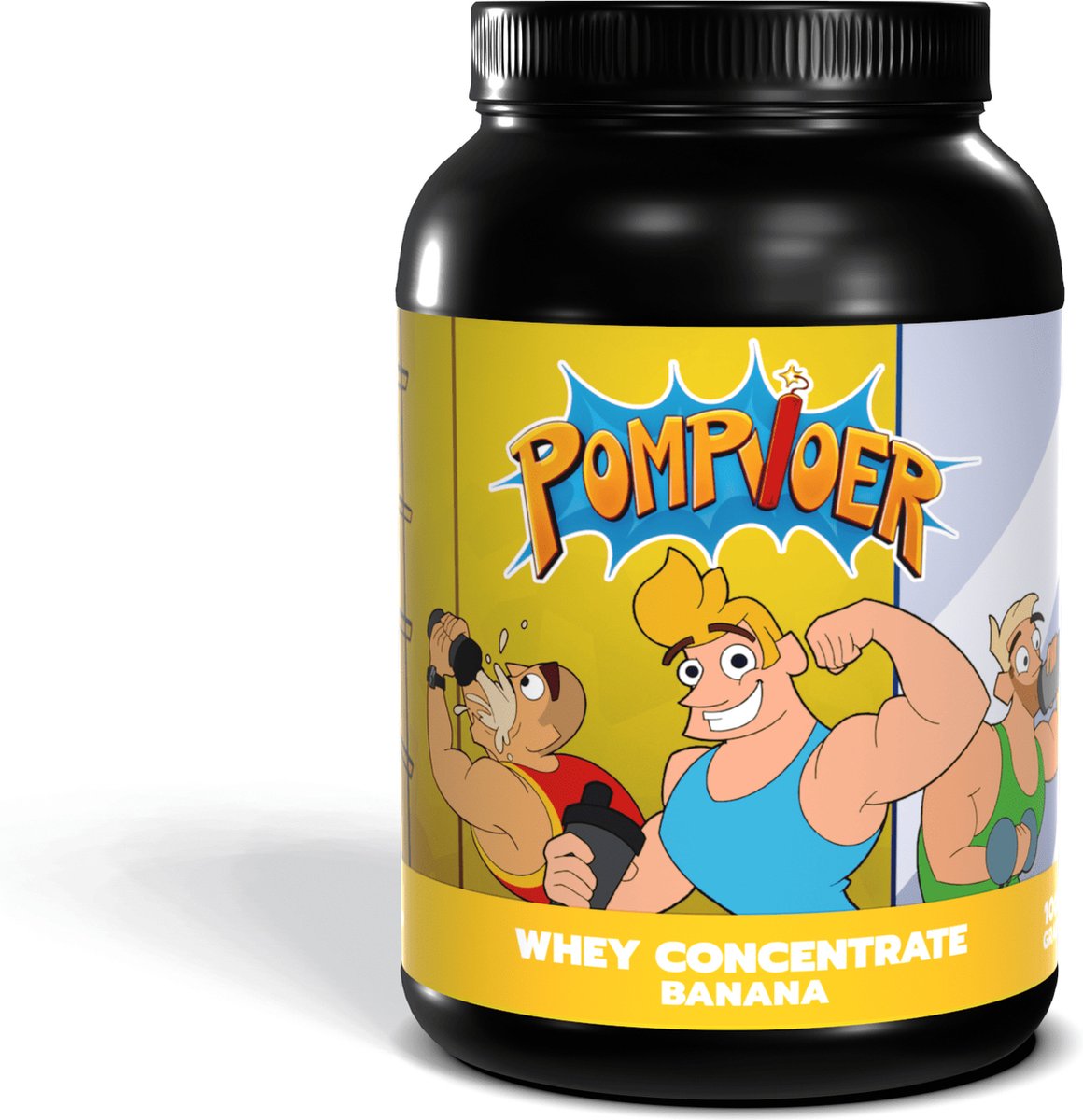 Goedkoopste POMPVOER - WHEY CONCENTRAAT - BANAAN - 1000 GRAM (33 shakes