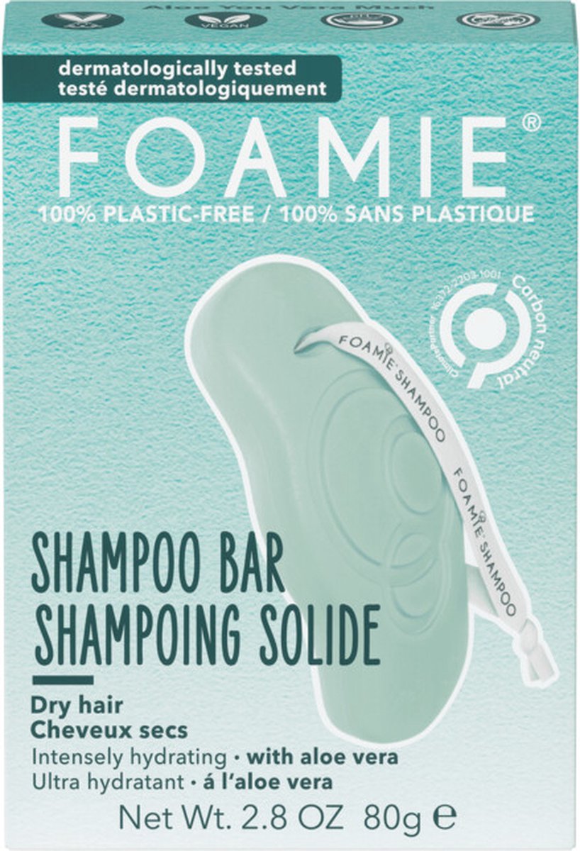 Foamie Shampoo Bar Aloe You Vera Much (Droog Haar)