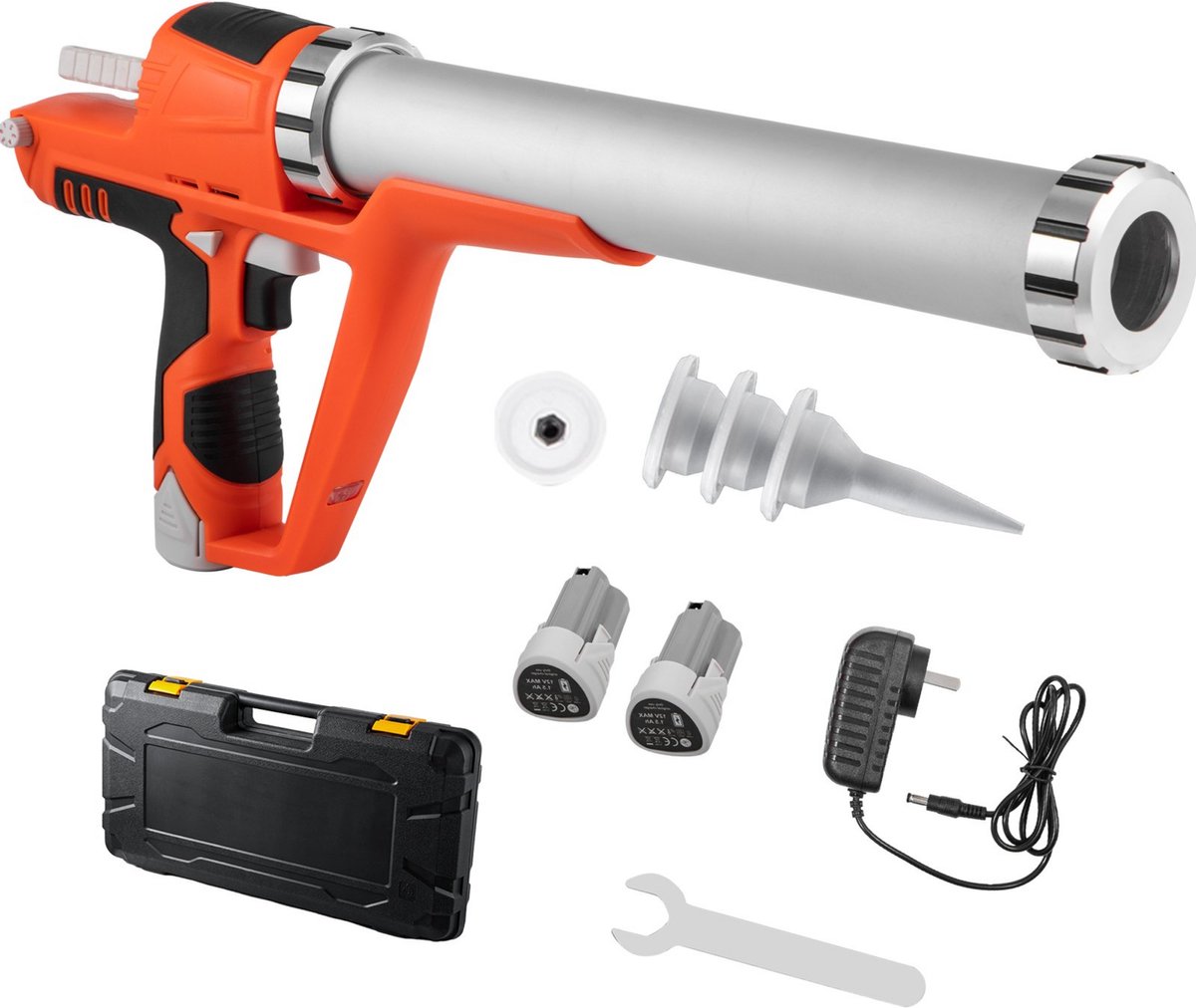 Kitpistool - Elektrische Kitspuit - Draadloos - 12V - Aluminium - Draagbaar - Kitspuit 600ml