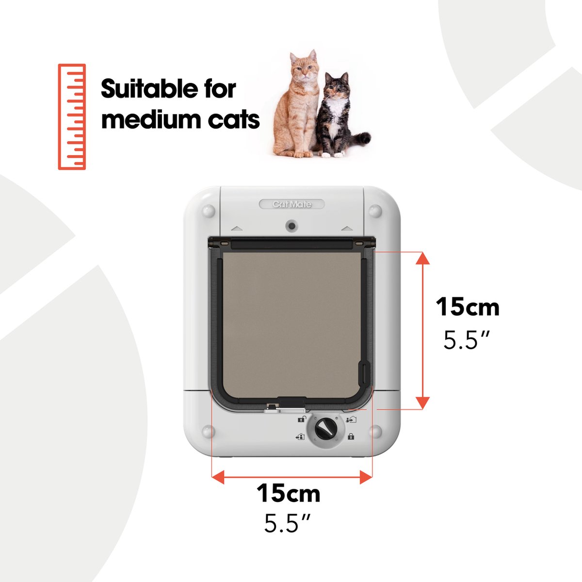Cat Mate Microchip Kattenluik 4-Stand thumbnail 5