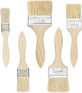 Set De 12 Pinceaux Et Palette En Bois - Pour Peinture Acrylique, Huile, Aquarelle - Taille 2 à 12, Idéal Débutants Et Pro