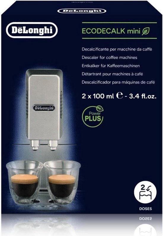 Détartrant écologique (2 x100 ml) DeLonghi pour machines à café