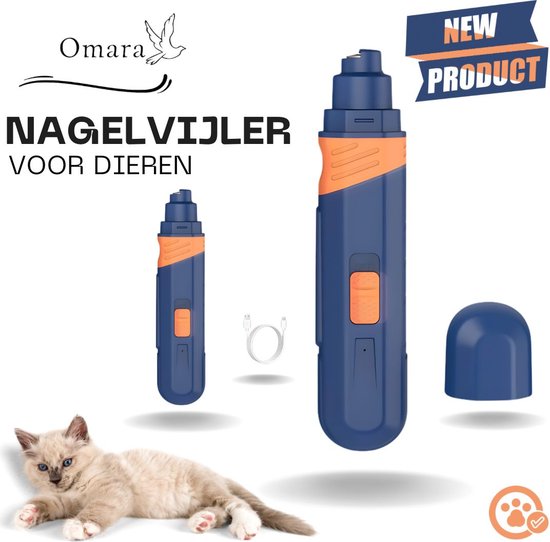 Elektrische nagelvijl voor honden en katten, hondennagelslijper