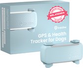 Tractive DOG 6 - Collier GPS pour chien - Localisation en temps réel, suivi d'activités et étanchéité - Compatible avec la plupart des colliers - Pièce de monnaie