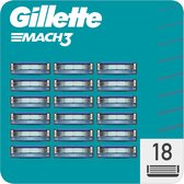 Gillette Mach 3 Scheermesjes - Voor Mannen - 18 Scheermesjes