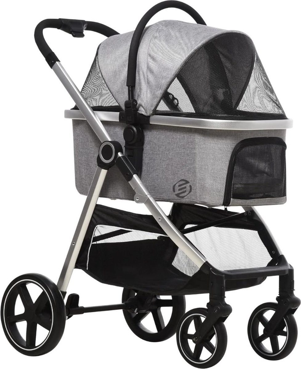 Equivera Hondenbuggy - Honden Buggy - Hondenbuggy's - Hondenbuggy All Terrain - Hondenbuggy Comfort - Hondenwagen - Kinderwagen voor Hond - Kinderwagen voor Honden