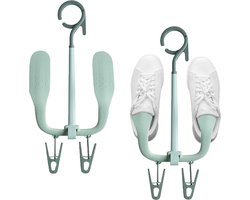 Schoenen Droogrek - 2 Stuks - Schoen Haak - Droog Schoenen Opbergrek - Schoenenhanger - Wasrek - Wasrekken - Droogrekken - Wassen/Schoen Drogen - Huishoudelijke - Plastic - Voor 2 Paar Schoenen - Voor Hardloopschoenen/Casual Schoenen/Leren Schoenen