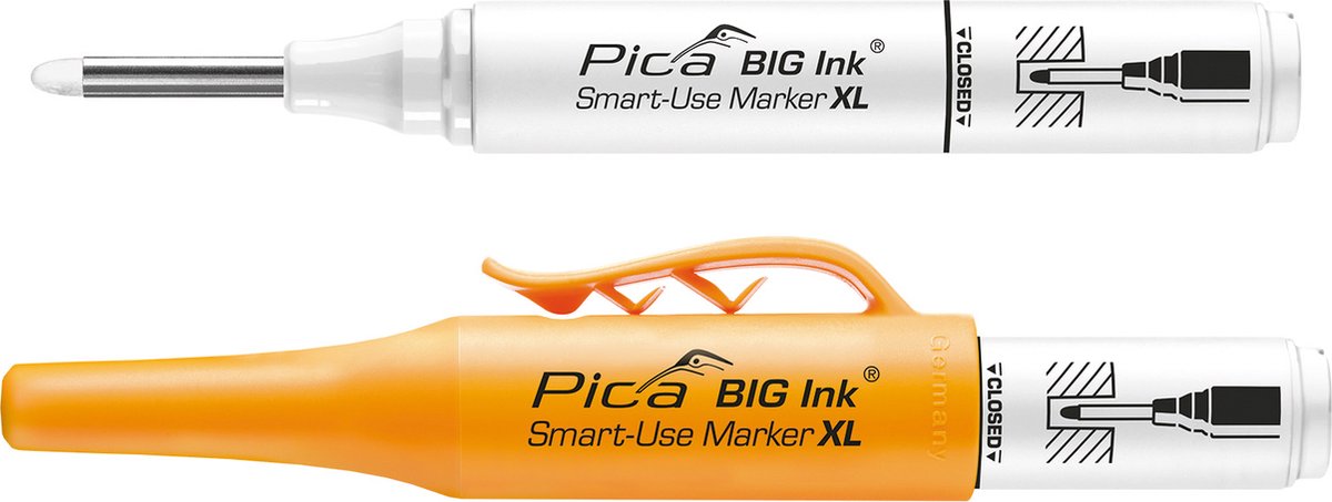 Pica BIG Ink 7052 Markeerstift XL wit (blister)