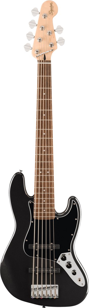 Squier Affinity Series Jazz Bass VI LRL Black Metallic - Elektrische basgitaar