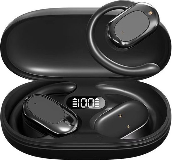 Écouteurs sans fil – Écouteurs à conduction Bone – Sport entièrement sans fil – Casque Bluetooth avec étui de chargement – ​​Bluetooth 5.4 – Contrôle tactile – Confortable et excellente qualité sonore