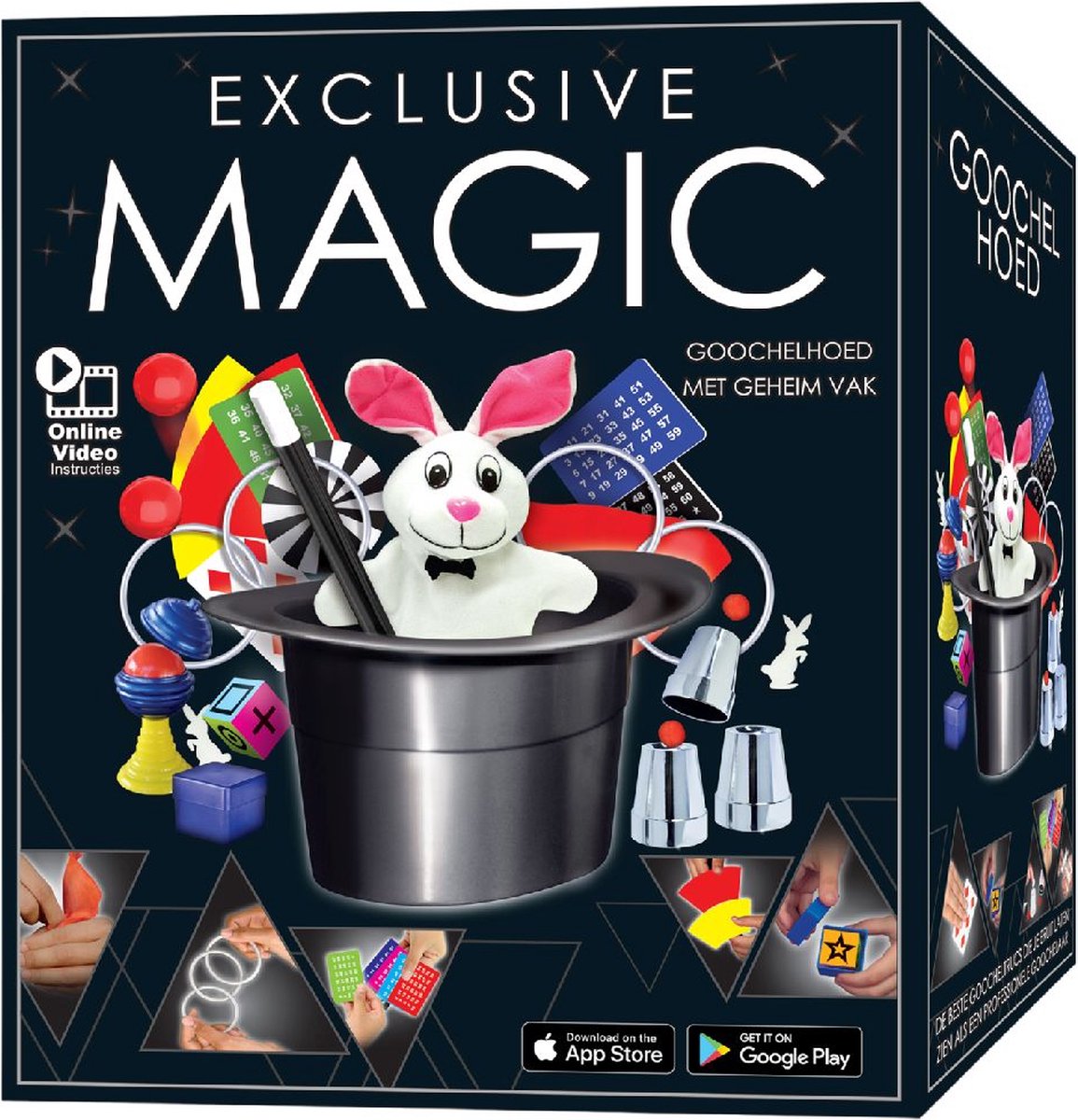 Van der Meulen Exclusive Magic Hat - Goochelset met 125 trucs - Vanaf 8 jaar