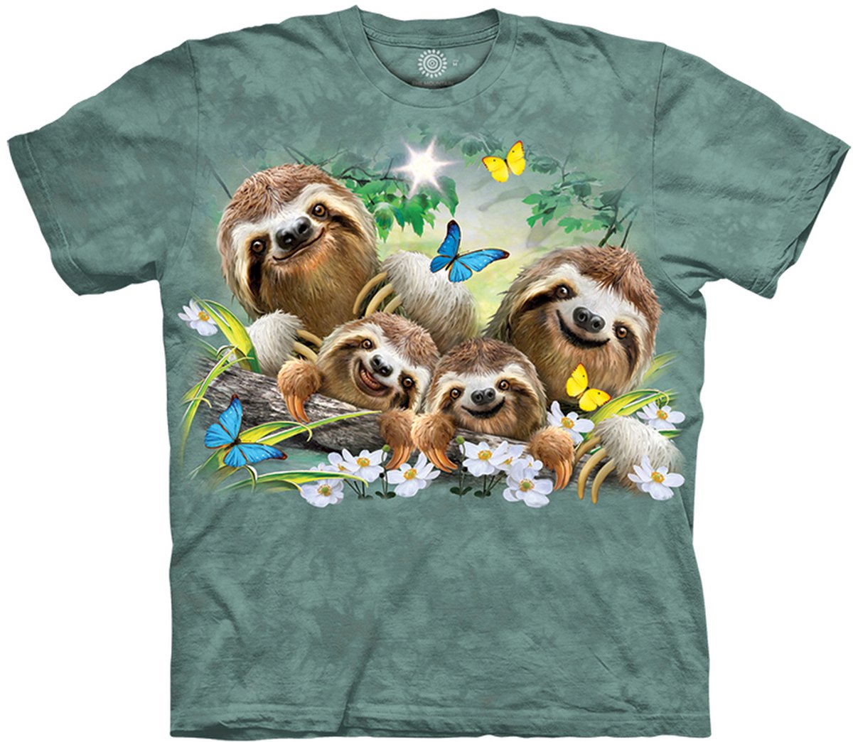 KIDS T-shirt Sloth Family Selfie KIDS L