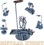 Vétérinaire, statue en métal, art métallique, unique, animaux, médecins, amoureux des animaux, le meilleur cadeau, cadeau Sinterklaas, cadeau de Noël 2024