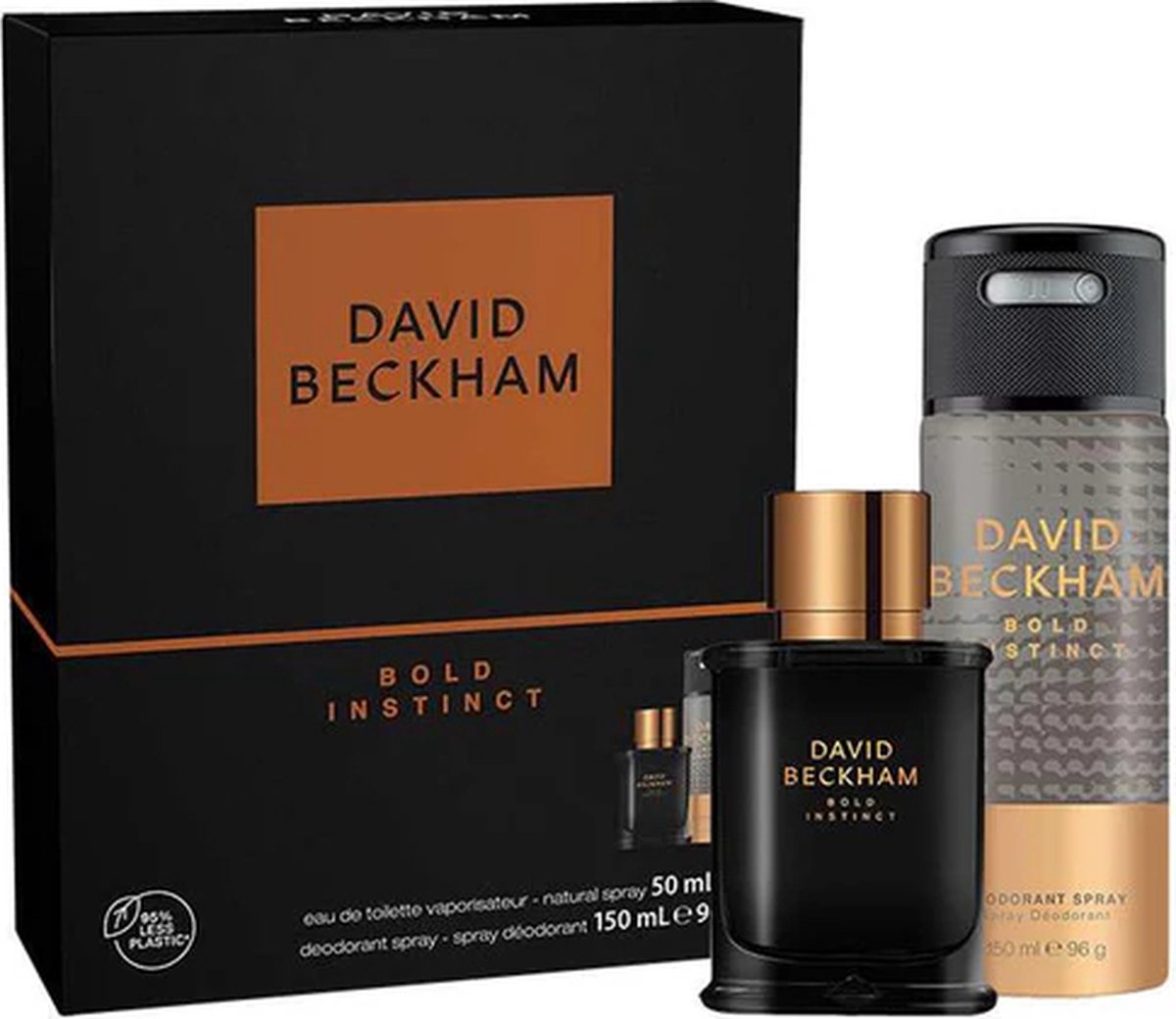 Goedkoopste David Beckham - Bold Instinct - Eau de Toilette - Set - 30 ml - Deodorant - 150 ml - Vaderdag