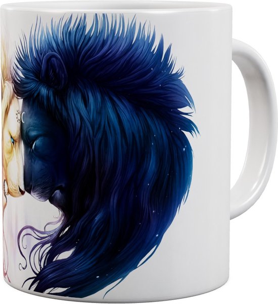 Leeuwen Day And Night - Lions - Mok 440ml 440