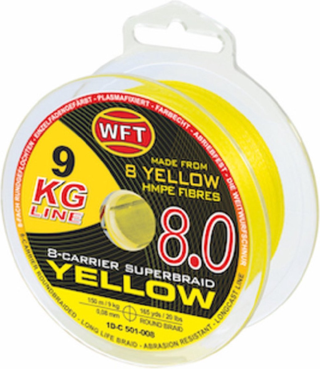 WFT KG 8.0 Yellow 100m 0,08 mm 9kg