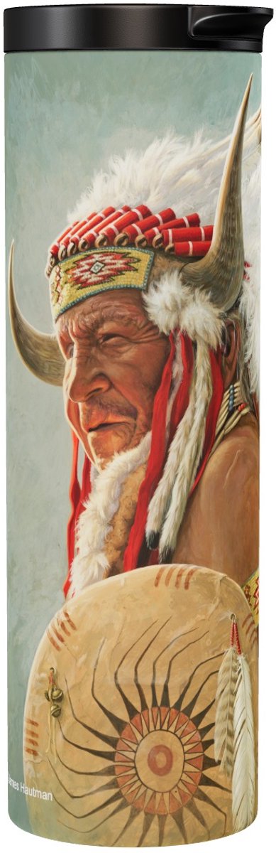 Indiaan Indian Portrait - Thermobeker 500 ml