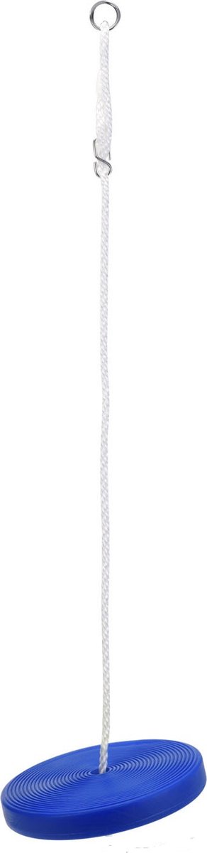 Kinderschommel Rond Ø28 cm – Blauw Schommelzitje voor Buiten – Tuinschommel Kunststof – Buitenspeelgoed - Nestschommel — afbeelding 4