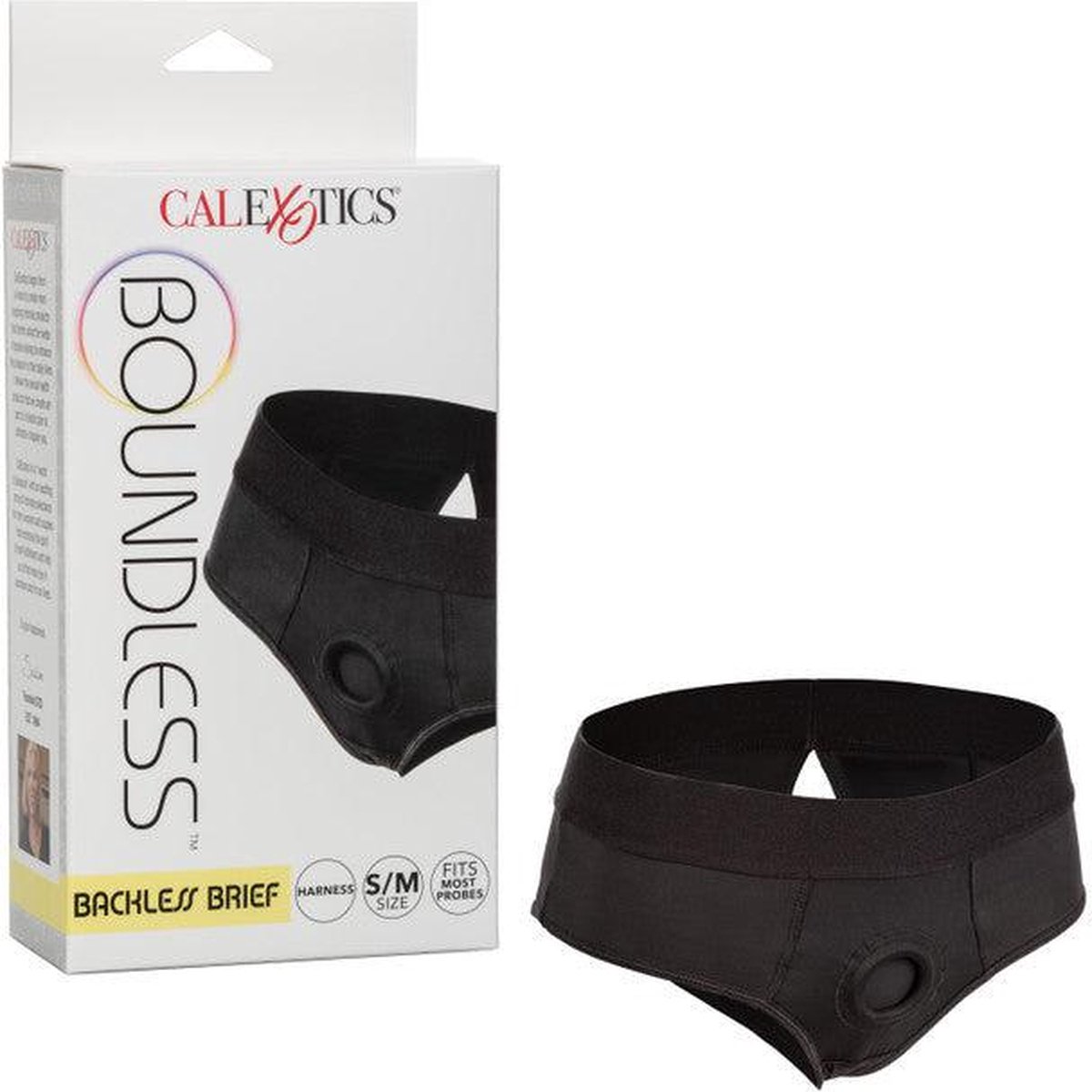 Goedkoopste Calexotics - Boundless Strap-on Harnas met Open Achterkant - Twee Maten