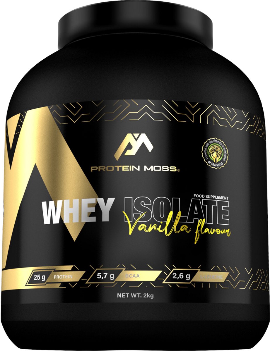 Goedkoopste Protein Moss® - WHEY ISOLATE Vanilla Shake