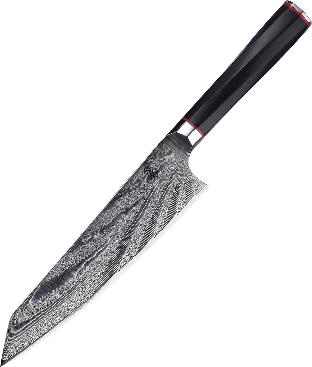 Homizu Takumi Koksmes - VG-10 Damast/G10 - zw,rd,wit - doos