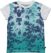 Minymo - jongens T-shirt - dip dye - blauw - Maat 110